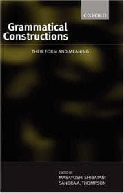 Tapa de Grammatical Constructions