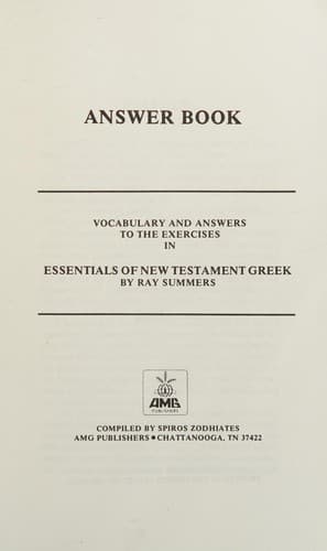 Tapa de Essentials of New Testament