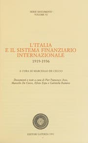Tapa de L'Italia e il sistema finanziario internazionale