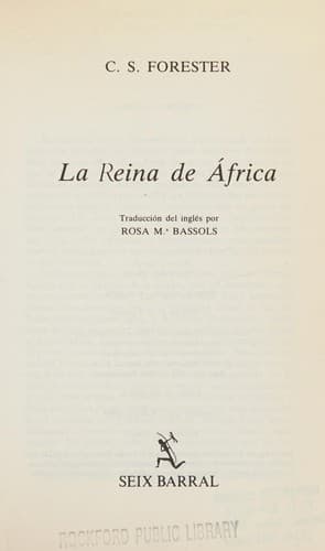 Tapa de The African Queen