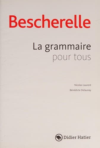 Tapa de Bescherelle