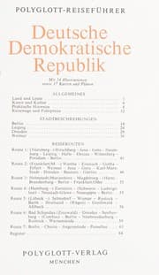 Tapa de Deutsche Demokratische Republik
