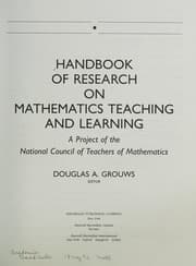 Tapa de Handbook of research on mathematics teaching and learning