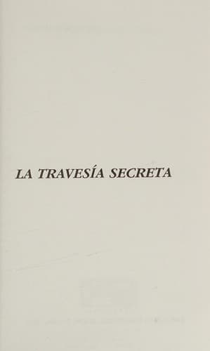 Tapa de La travesía secreta