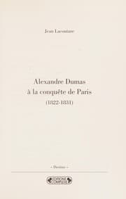 Tapa de Alexandre Dumas à la conquête de Paris