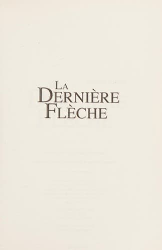 Tapa de La dernière flèche