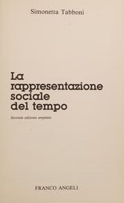 Tapa de La rappresentazione sociale del tempo