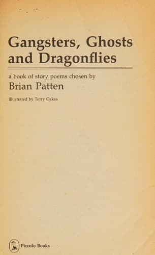 Tapa de Gangsters, ghosts and dragonflies