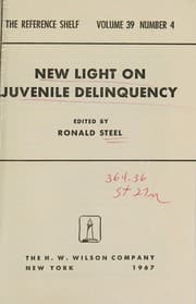 Tapa de New light on juvenile delinquency