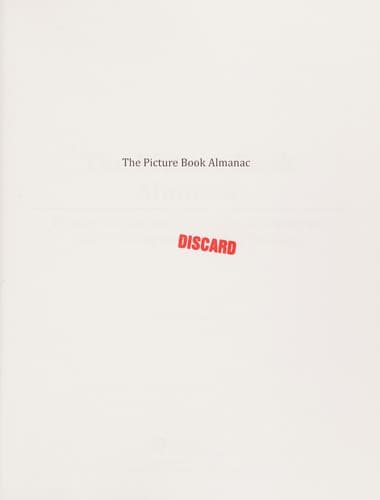 Tapa de Picture Book Almanac