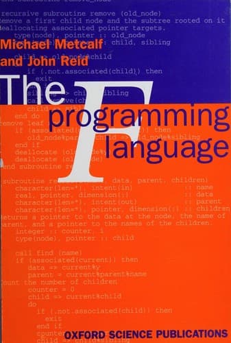 Tapa de The F programming language