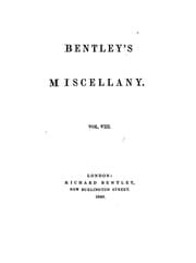 Tapa de Bentley's Miscellany