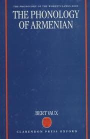 Tapa de The phonology of Armenian