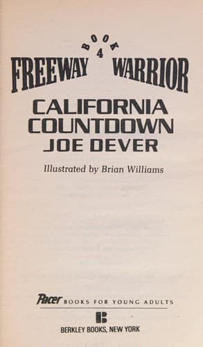 Tapa de Freeway Warrior 4 (Freeway Warrior, No 4)