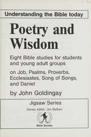 Tapa de Understanding Old Testament Poetry and Wisdom Today (Jigsaw)