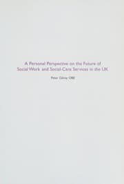 Tapa de A personal perspective on the future of social work and social-care services in the UK