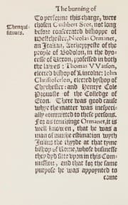 Tapa de A Briefe treatise concerning the burnynge of Bucer and Phagius