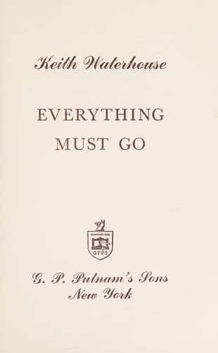 Tapa de Everything must go
