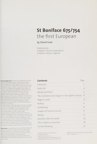 Tapa de St. Boniface