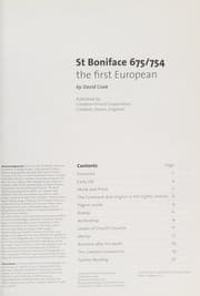 Tapa de St. Boniface