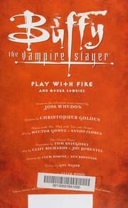 Tapa de Play with fire and other stories