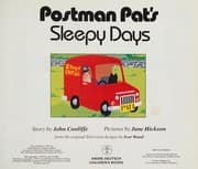 Tapa de Postman Pat's sleepy days