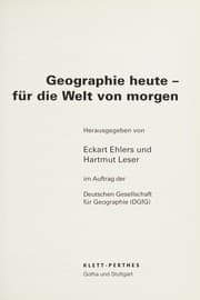 Tapa de Geographie heute - für die Welt von morgen