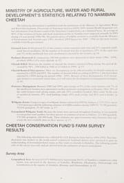 Tapa de Cheetah survival on Namibian farmlands
