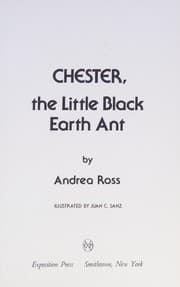 Tapa de Chester, the little black earth ant