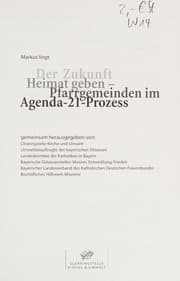Tapa de Der Zukunft Heimat geben - Pfarrgemeinden im Agenda-21-Prozess