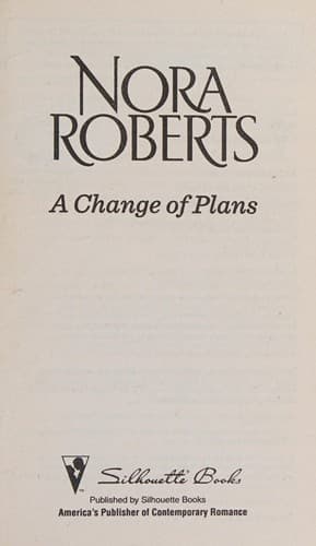 Tapa de Change of Plans