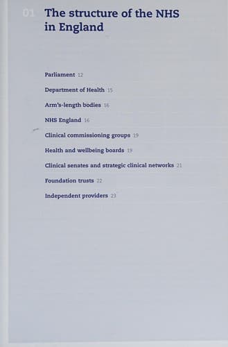 Tapa de The concise NHS handbook, 2013/14