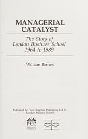 Tapa de Managerial Catalyst