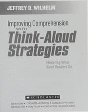 Tapa de Improving Comprehension with Think Aloud Strategies