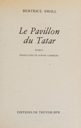 Tapa de Le pavillon du Tatar