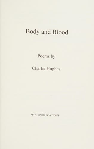 Tapa de Body and blood