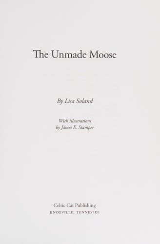 Tapa de The unmade moose