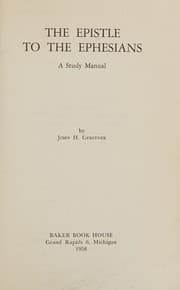 Tapa de The Epistle to the Ephesians