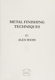 Tapa de Metal finishing techniques