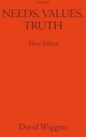 Tapa de Needs, values, truth