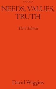 Tapa de Needs, values, truth