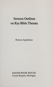 Tapa de Sermon outlines on key Bible themes