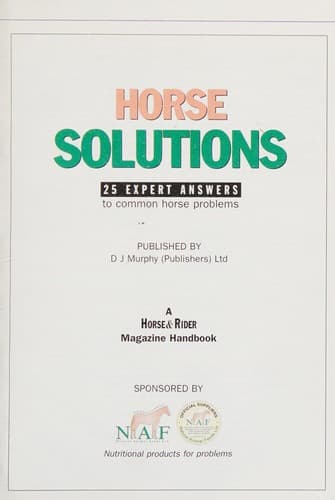 Tapa de Horse solutions