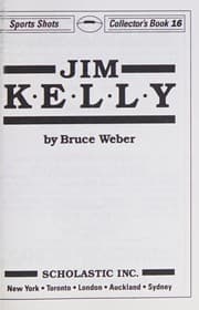 Tapa de Jim Kelly (Sport Shots Collectors Book 16)