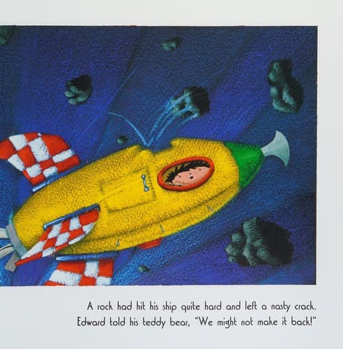 Tapa de Edward built a rocketship
