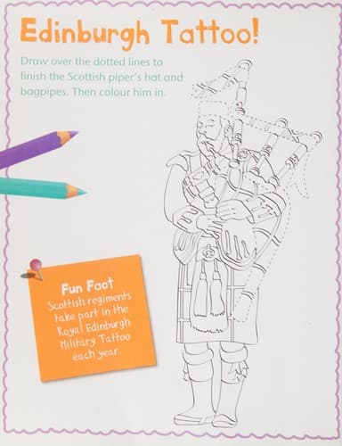 Tapa de Edinburgh colouring book