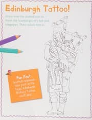 Tapa de Edinburgh colouring book