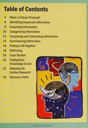Tapa de Critical thinking