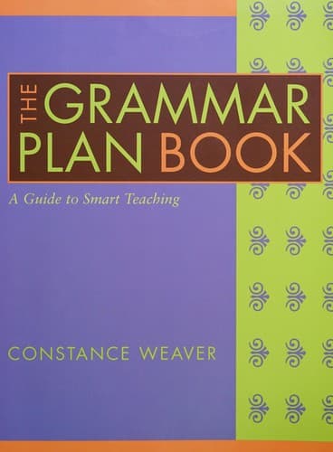 Tapa de The grammar plan book