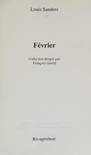 Tapa de Février